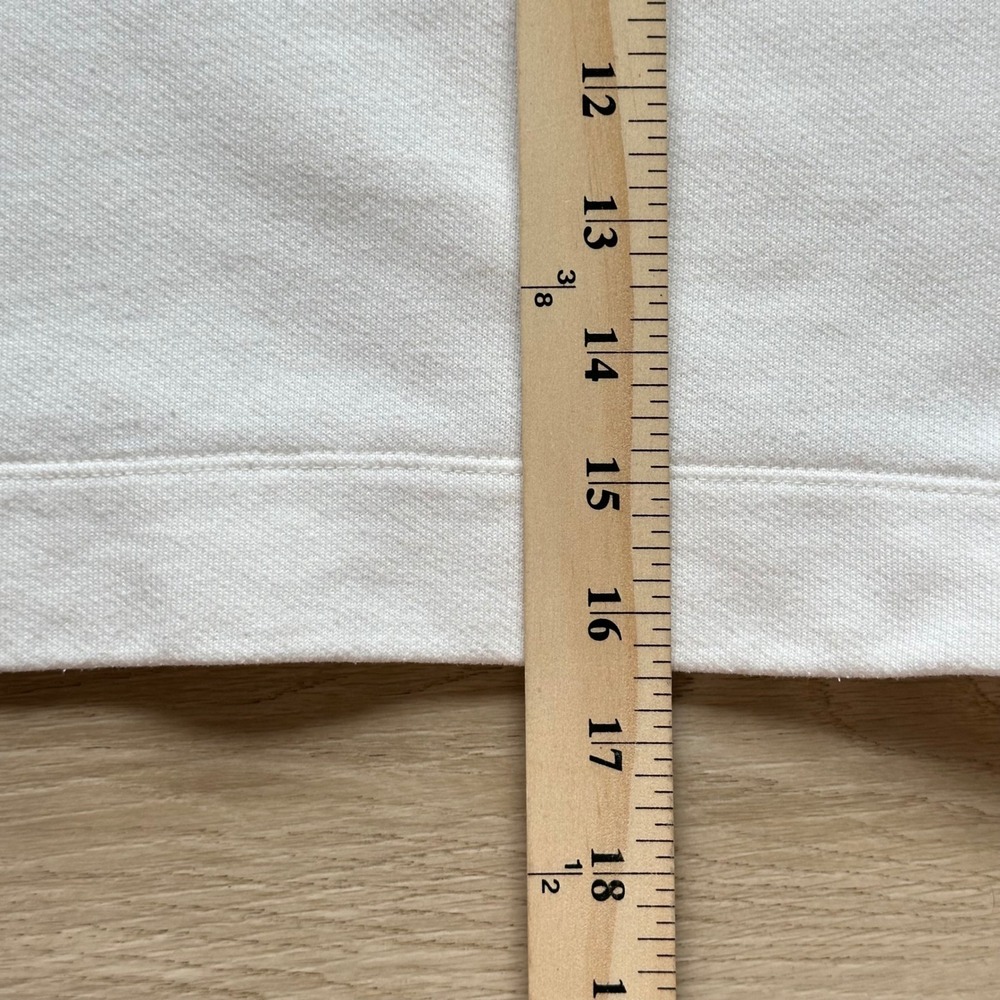 Alo Yoga Women's Bae Hoodie Cropped Ivory Athleisure - Picture 5 of 6